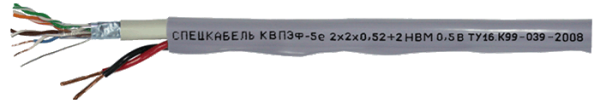 КВПЭф-5е Nх2х0,52 + 2 НВМ 0,5 В КВПЭф-5е Nх2х0,52 + 2 НВМ 0,5 П 